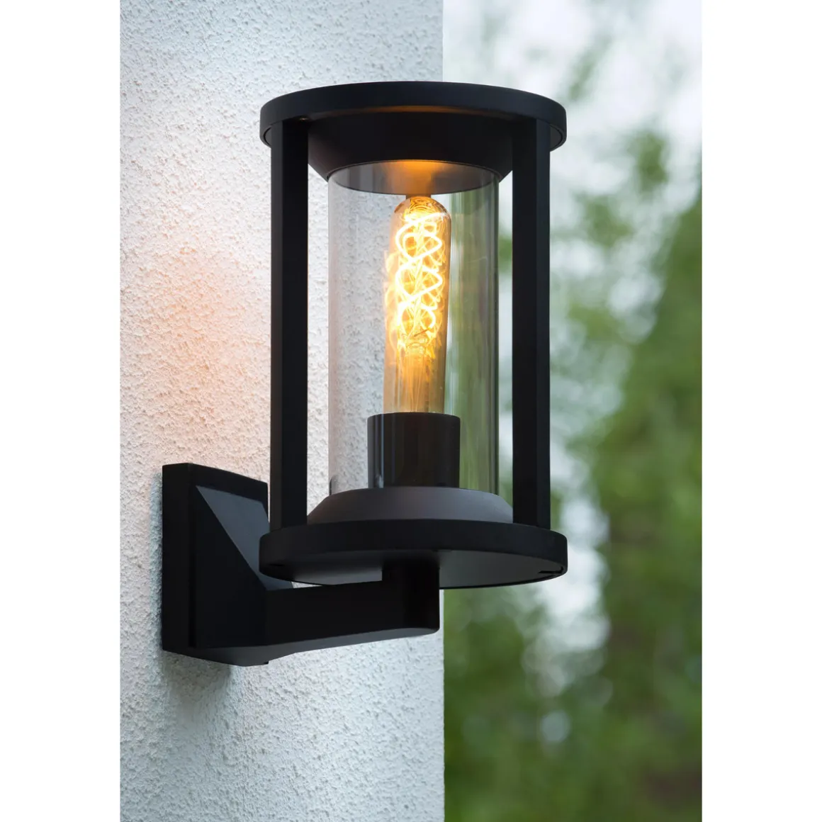 Cadix utendørs vegglampe - Svart