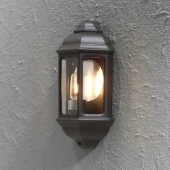 Cagliari vegglampe utendørs IP43 - Svart