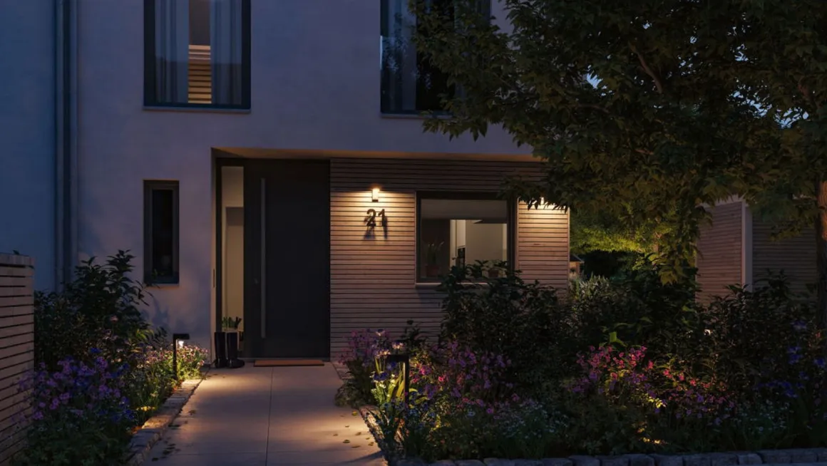 Capea vegglampe utendørs IP44 6W 2200 Kelvin