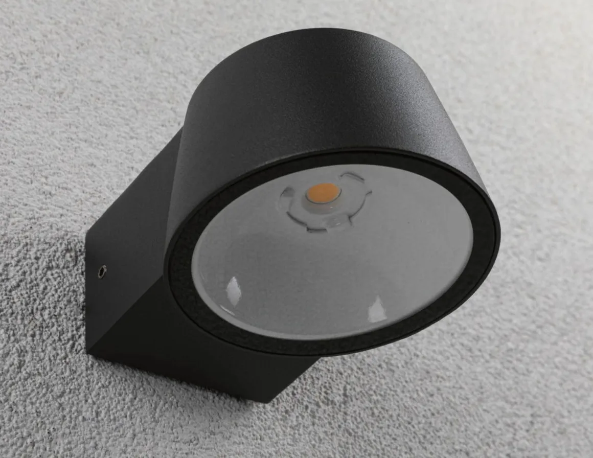 Capea vegglampe utendørs IP44 6W 3000 Kelvin