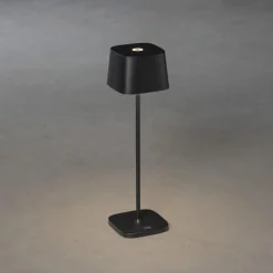 Capri bordlampe oppladbar utendørs IP54 - Svart