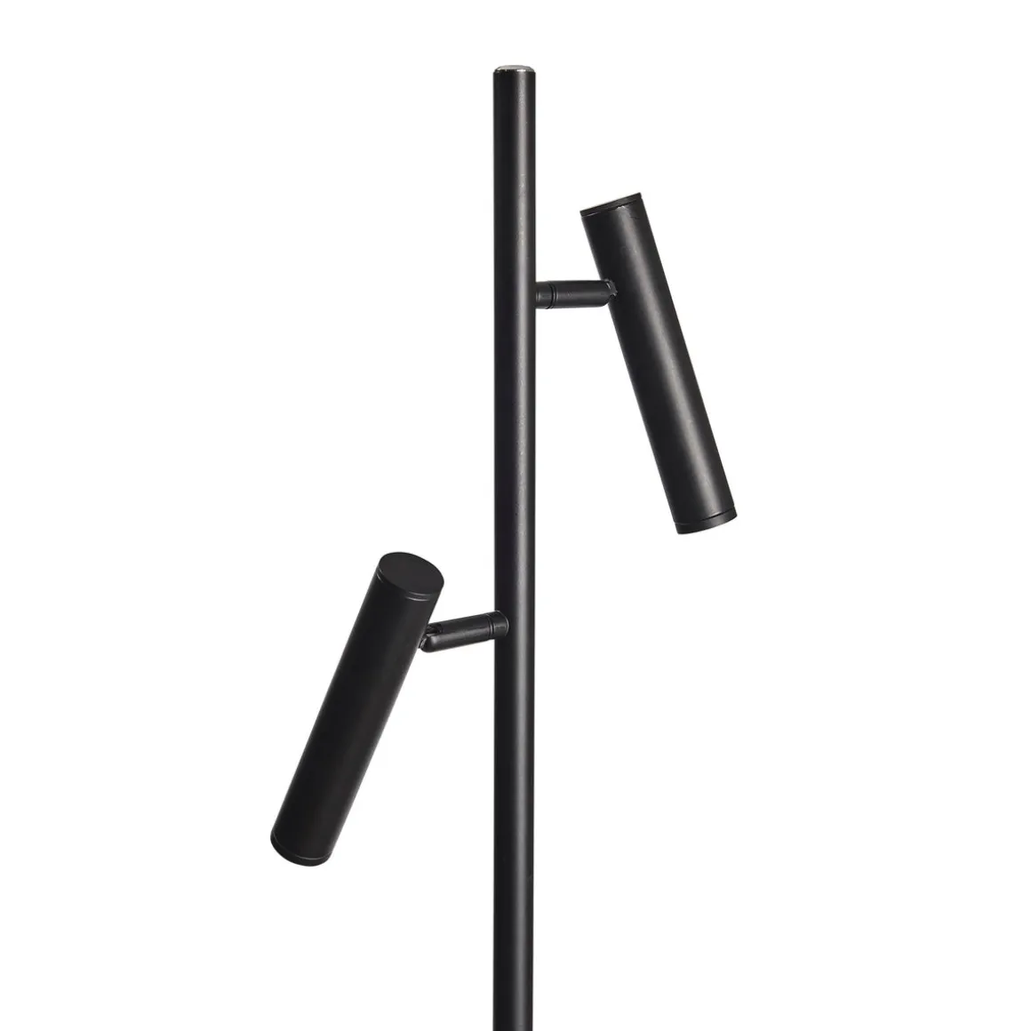 Carlo dobbel gulvlampe LED - Svart