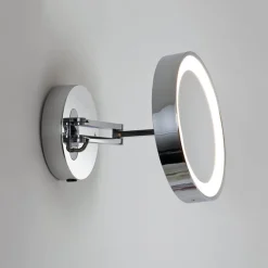 Catena sminkespeil 12,4W LED 3000K 5x forstørring IP44 - Polert Krom