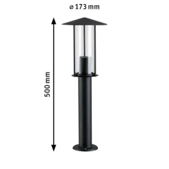 Classic pullert utendørs IP44 4,3W 2200 Kelvin 50 cm