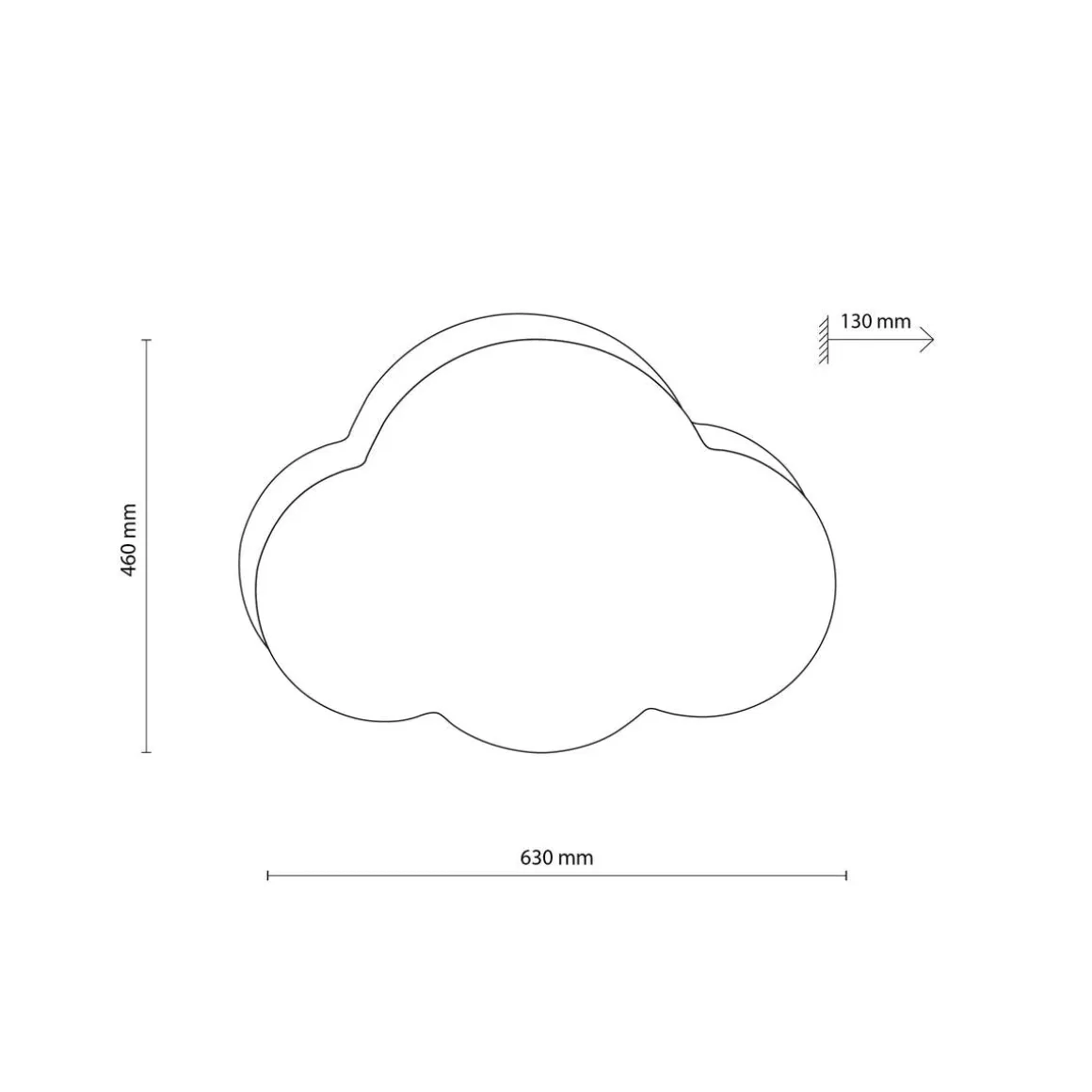 Cloud tak/vegglampe