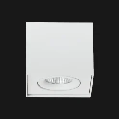 Cobra 360° Rotatable Surface downlight 8W 2000-3000K Dim2Warm IP20 - Hvit