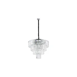 Cristal Lysekrone L - Sølv