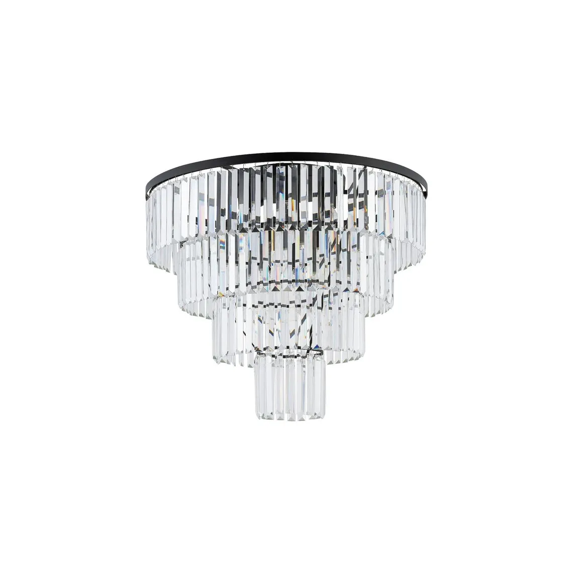 Cristal taklampe L - Svart