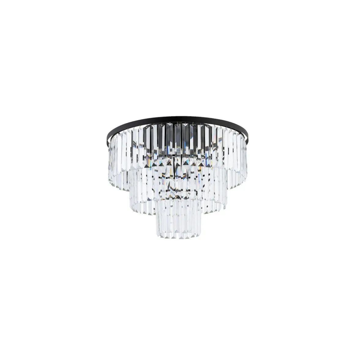 Cristal taklampe M - Svart