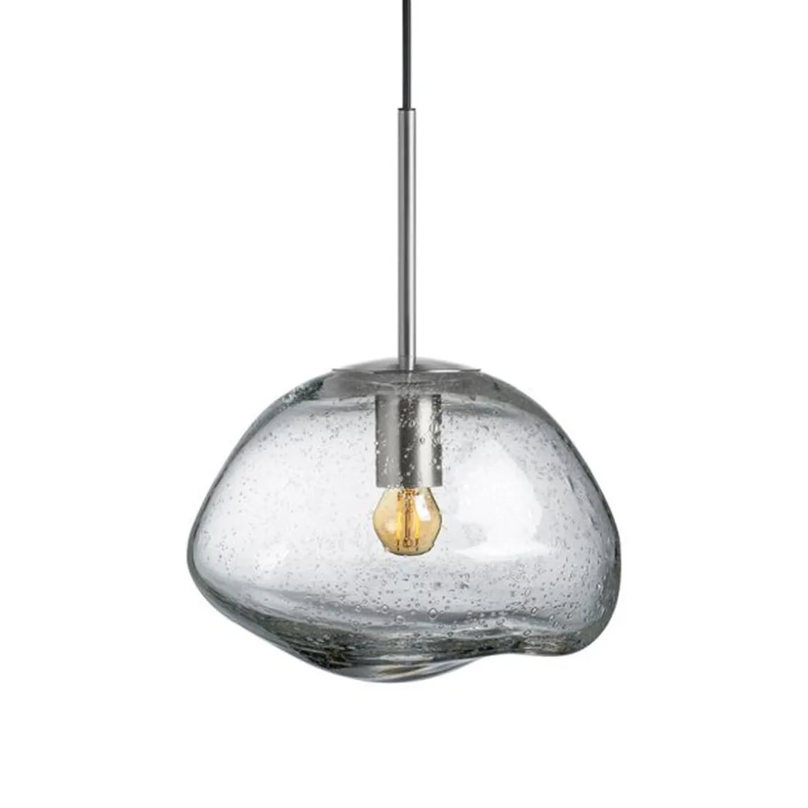 Crystal Stone Ø30 - Klar m/Soda / Stål