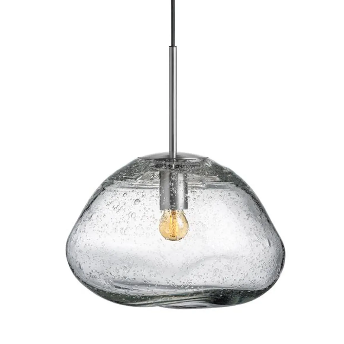 Crystal Stone Ø35 - Klar m/Soda / Stål