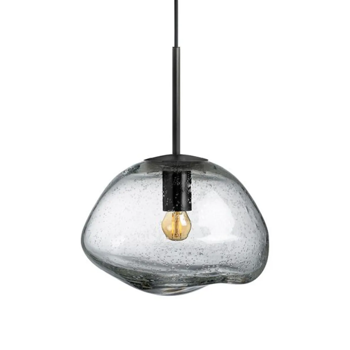 Crystal Stone Ø30 - Klar m/Soda / Svart