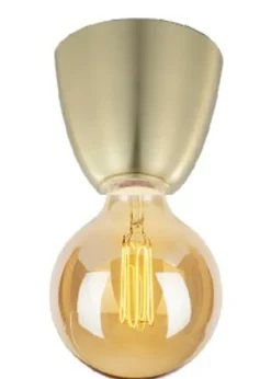 Cup 110 taklampe - Messingfarget