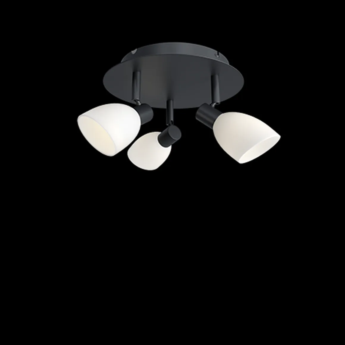 Cut spotlight - Svart/Hvit