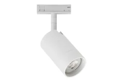 Designline Tube komplett 1,9 meter spotskinne med 4 spotter GU10 - Hvit