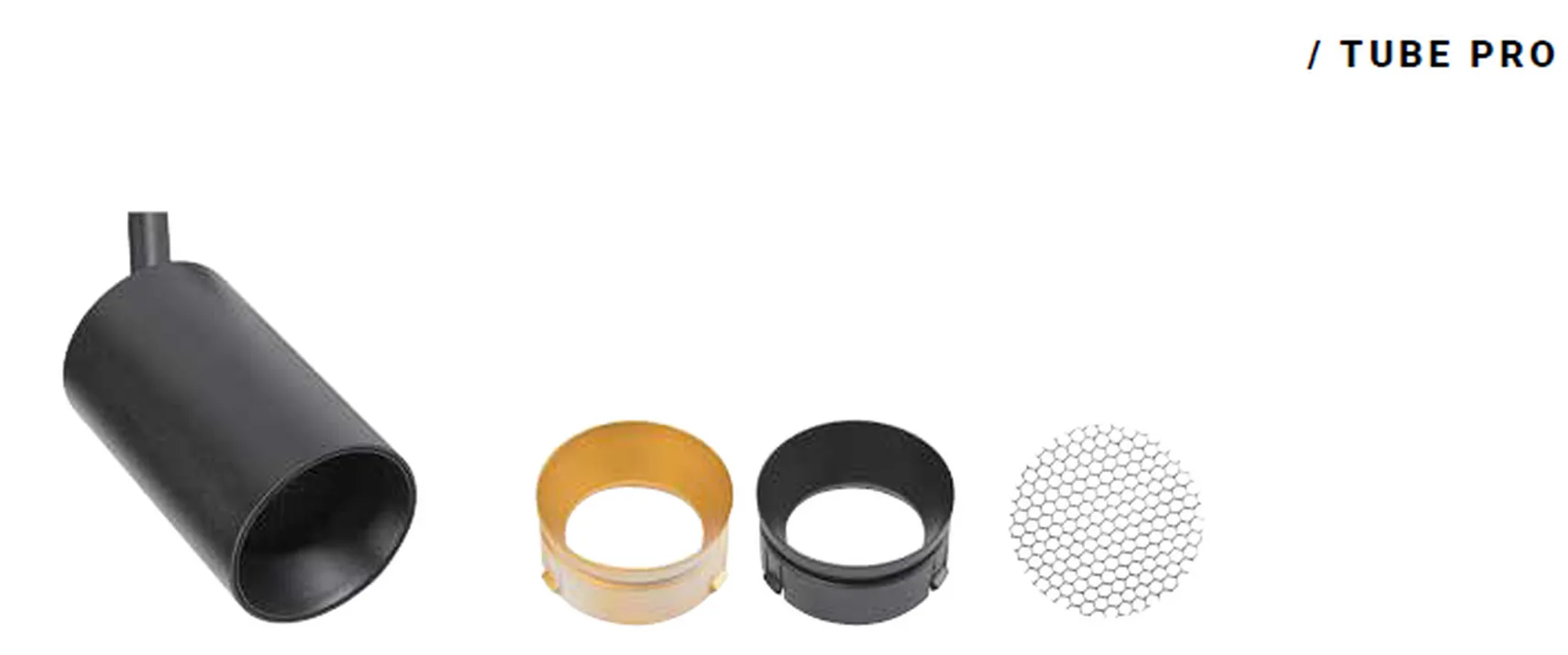 Designline Tube pro enkel spot GU10 - Svart