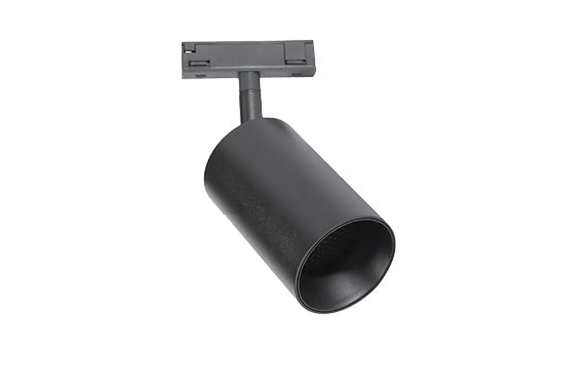 Designline Tube Pro komplett 1.9 meter spotskinne med 4 spotter GU10 - Svart