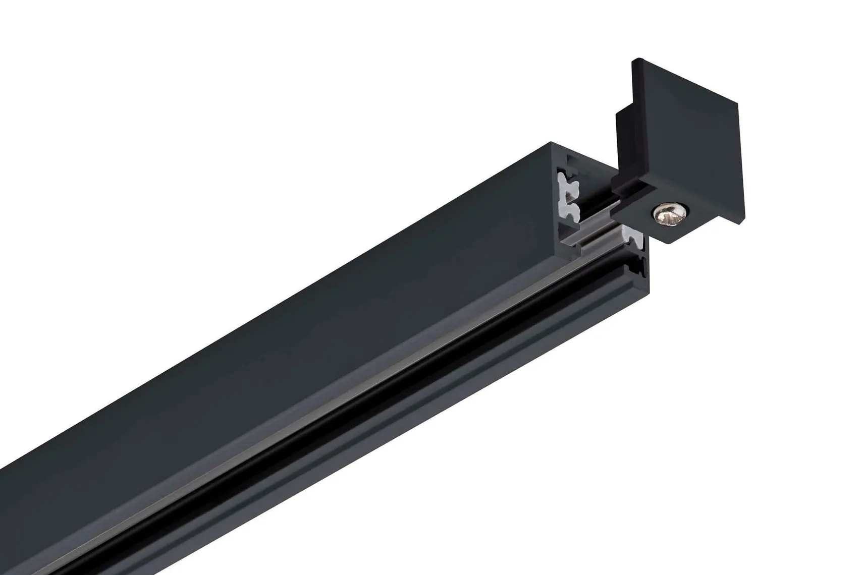 Designline Tube Pro komplett 1 meter spotskinne med 3 spotter GU10 - Svart/Messing