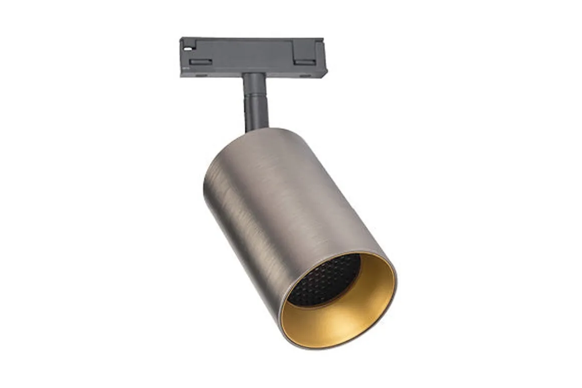 Designline Tube Pro komplett 1.9 meter spotskinne med 5 spotter GU10 - Svart/Titanium