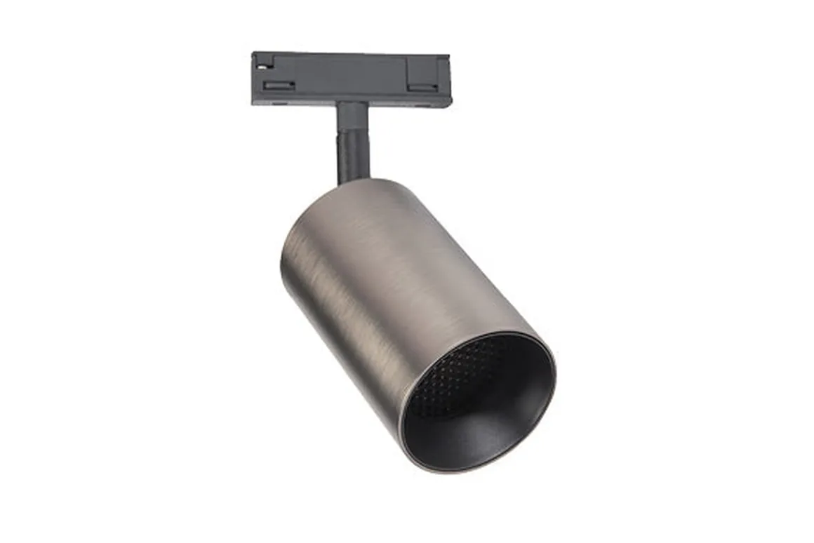 Designline Tube Pro komplett 1.9 meter spotskinne med 3 spotter GU10 - Svart/Titanium