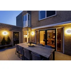 D-ring 16 cm vegglampe utendørs 7,5W 2700/3000 kelvin IP65 - dimbar