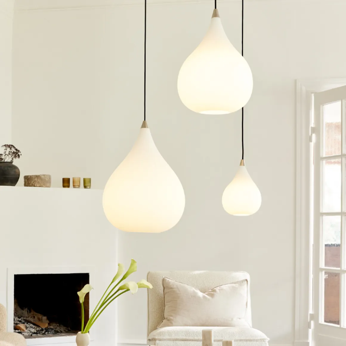 Drops pendel 38 - Opal