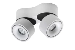 Easy W2100 Double takspot 2x10W 2700K Dimbar - Hvit
