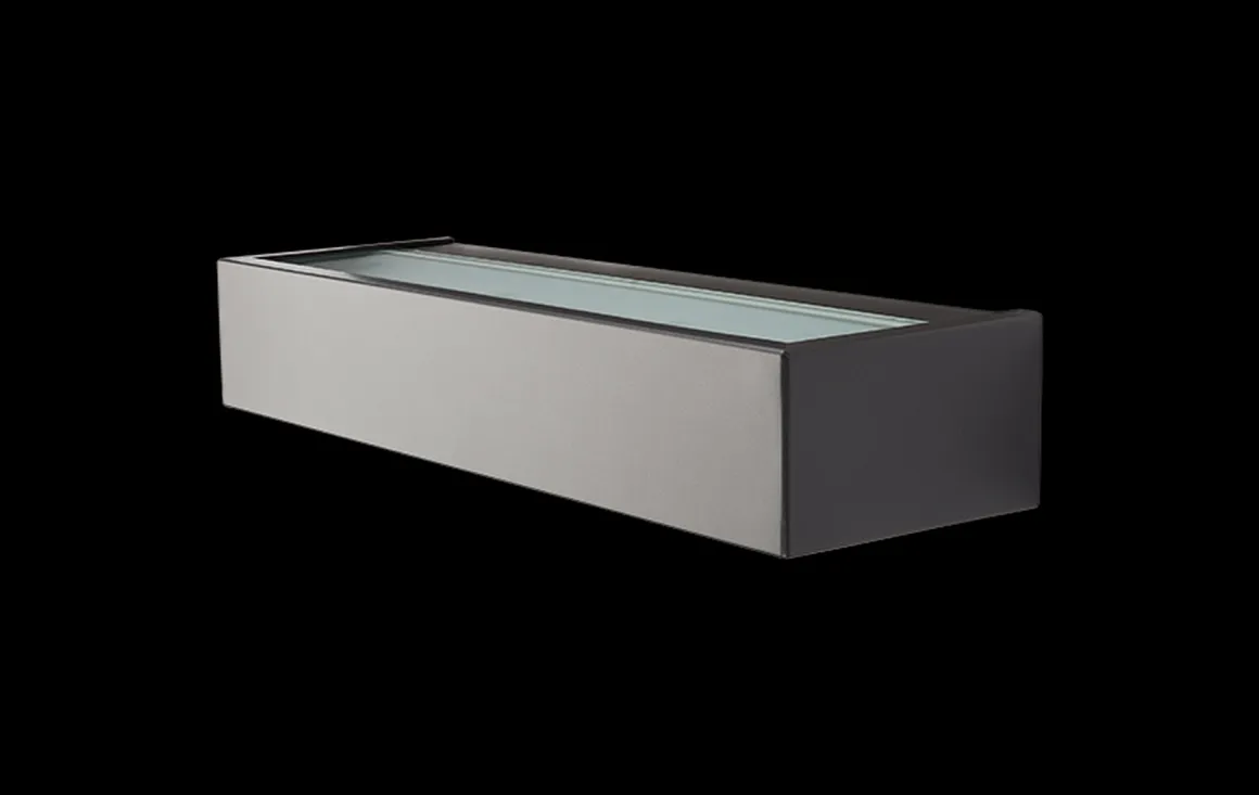 Edge vegglampe opp/ned 10W 4000 Kelvin dimbar IP65 - Grafitt