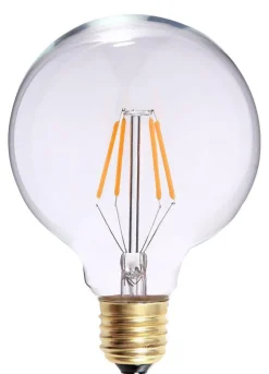 Edison globe klar filament E27 6W LED 95mm - 3 step dim