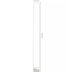 E27 Filament lyspære T32 30 cm 2200 Kelvin 5W Dimbar