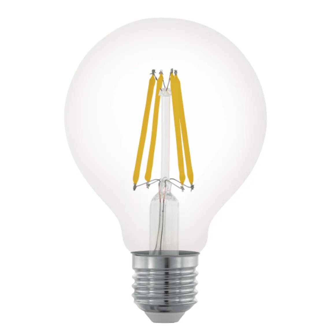 Eglo E27 Filament LED 6W 2700K 80 mm dimbar- Klar