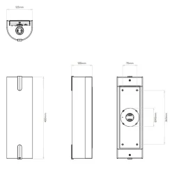 Elba 400 vegglampe