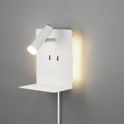 Element vegglampe - Hvit