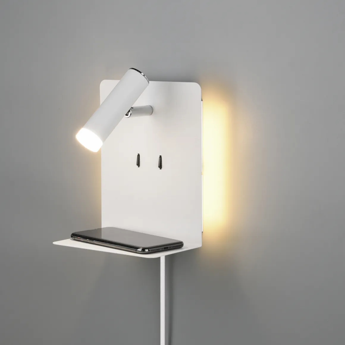 Element vegglampe - Hvit