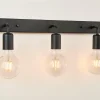 Eliott Tripple vegglampe - Svart