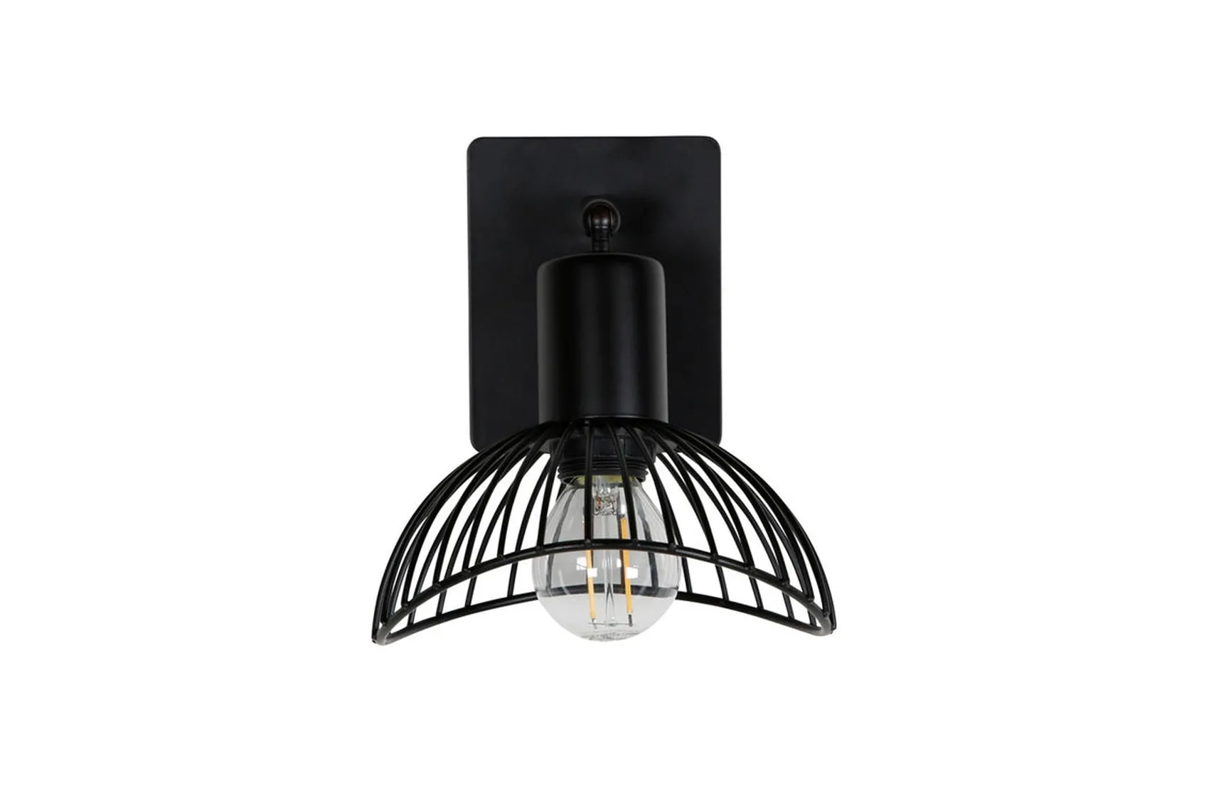 Elsa justerbar vegglampe - Svart