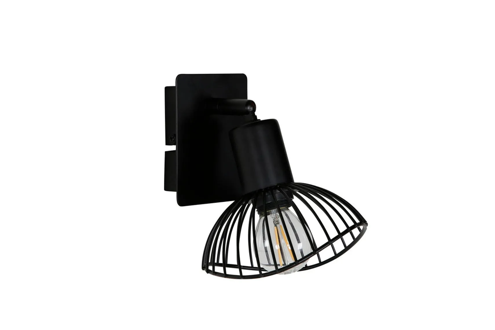 Elsa justerbar vegglampe - Svart