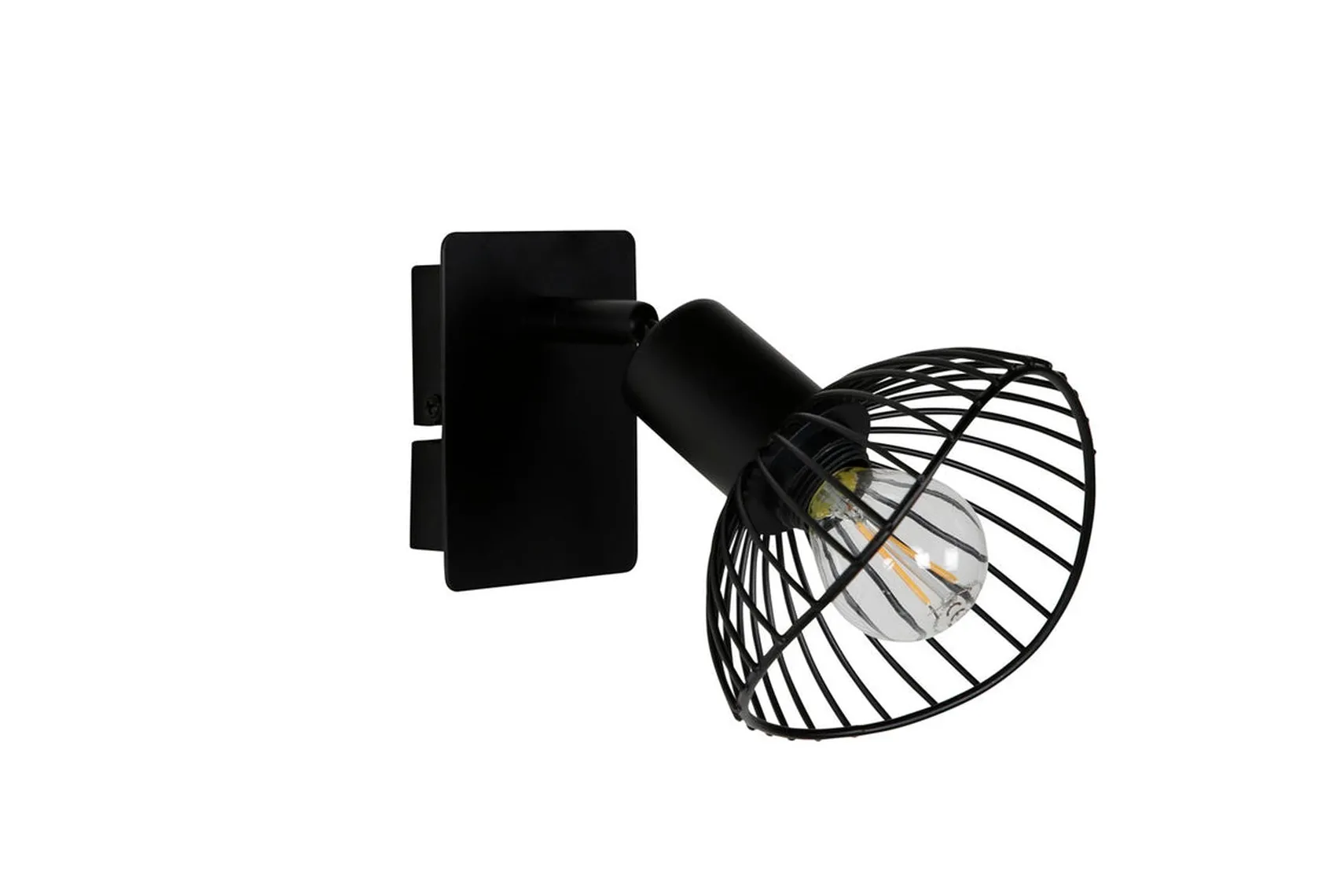 Elsa justerbar vegglampe - Svart