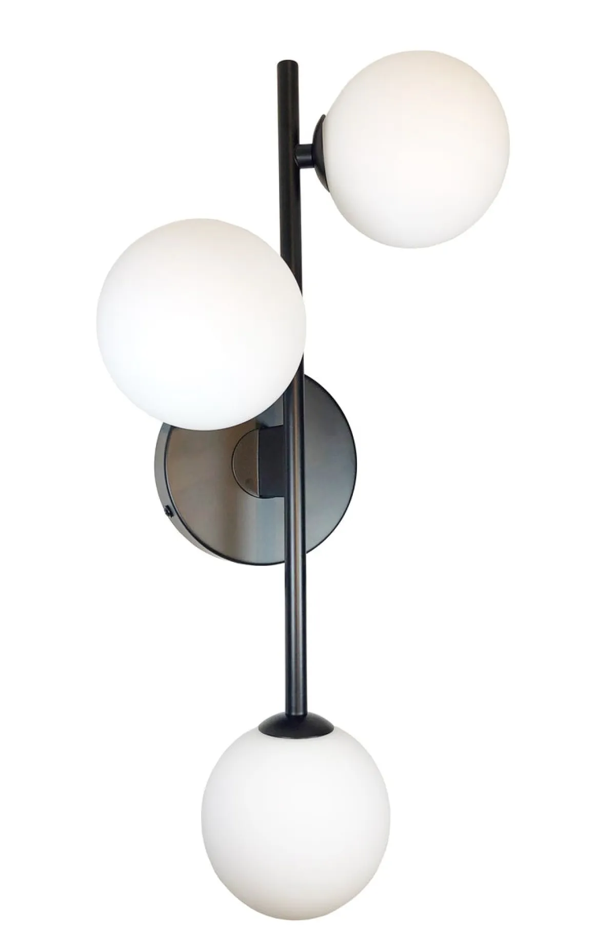 Emrik vegg/tak lampe - Svart/Opal