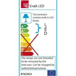 Enøk LED hvit 10W LED