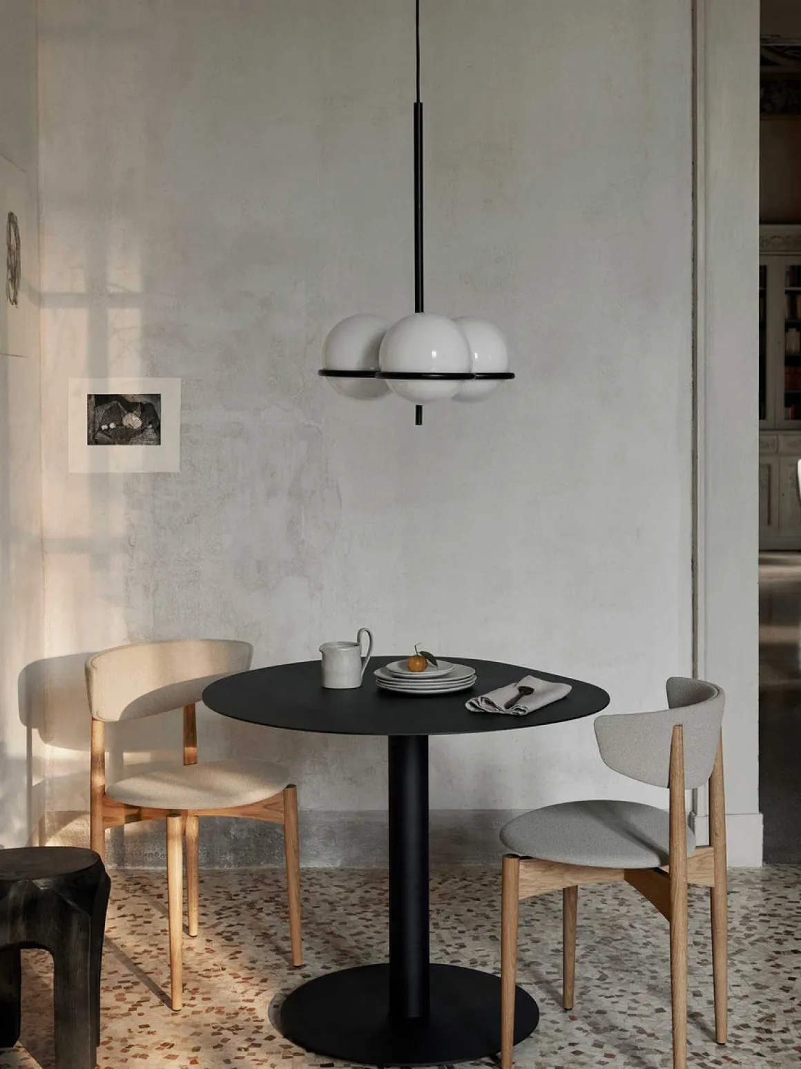 Era taklampe - svart