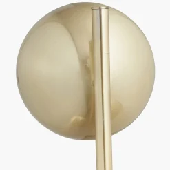 Estelle gulvlampe 141 cm - Opal/Messingfarget