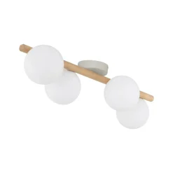 Estera wood taklampe 4-lys