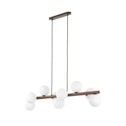 Estera wood takpendel 9-lys