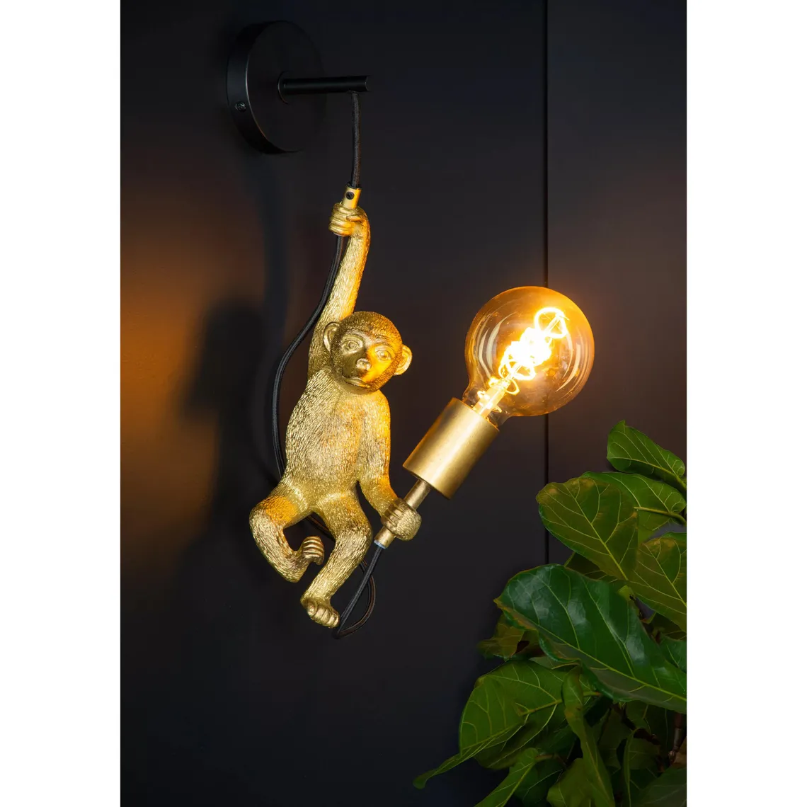 Extravaganza vegglampe - Svart