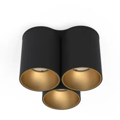 Eye tone tripple takspot - Svart/Gullfarget