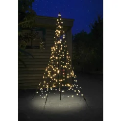 Fairybell 2 meter belysning med stang 300 LED IP44 utendørs