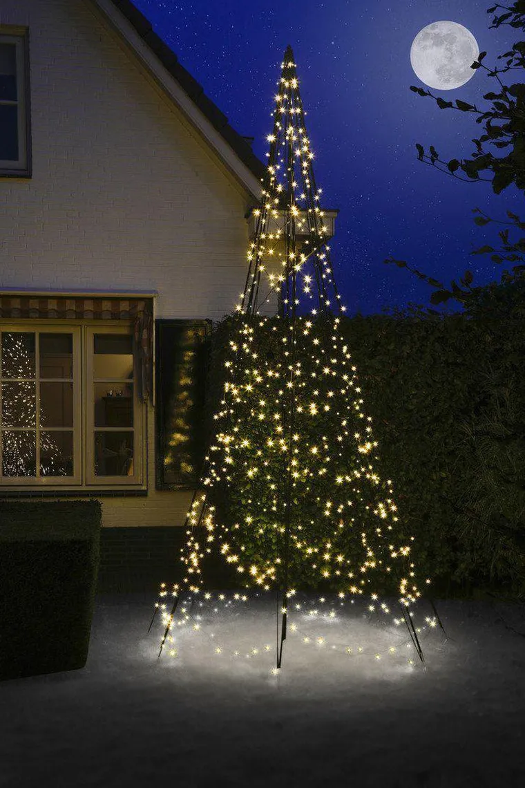 Fairybell 4 meter belysning med stang 640 LED IP44 utendørs