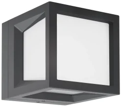 Faro 120 vegglampe utendørs Colour Switch 9W IP65 Dimbar - Antrasitt grå