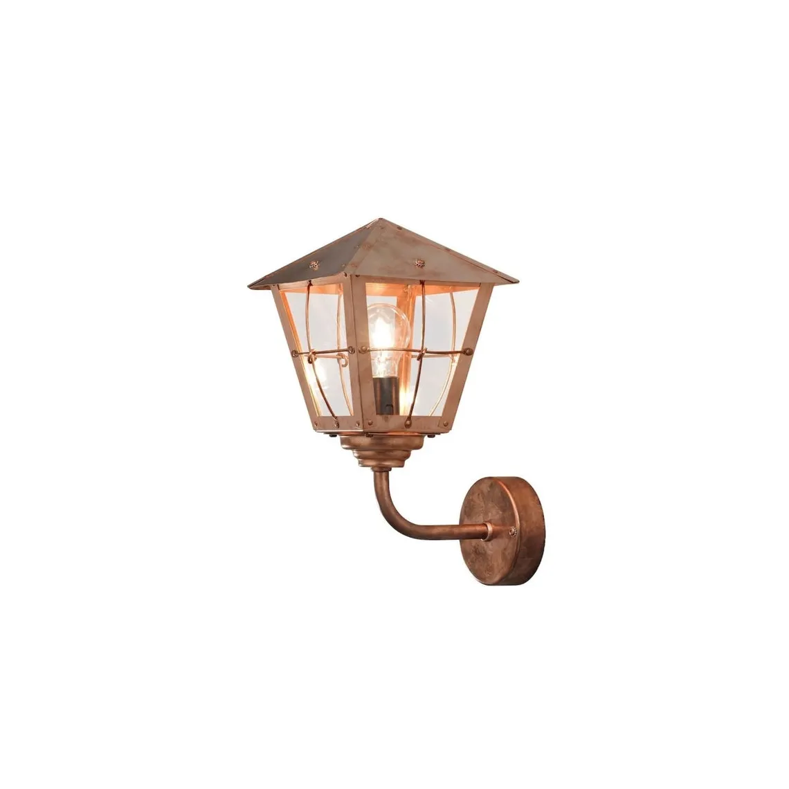 Fenix vegglampe opp - kobber